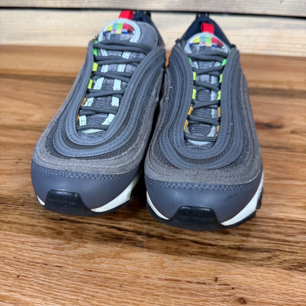 Nike Air Max 97 EOI Gray Multicolor Kids Athletic Sneakers US 5.5Y DD2002-001 - Picture 3 of 9